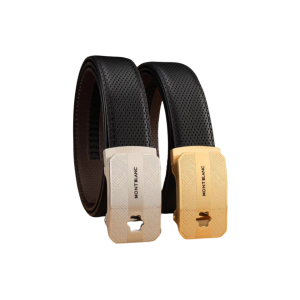 MONTBLANC 万宝龙  牛皮革压纹 3.5cm 自动扣