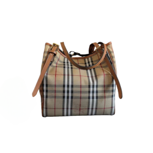 BURBERRY博柏利 万年经典款 Haymarket  Check格纹托特包