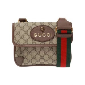 Gucci 古驰 双面虎头磁扣开合 男女同款 单肩包 斜挎包 胸包 邮差包