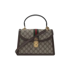 Gucci 古驰 Ophidia 新款经典条纹手提包