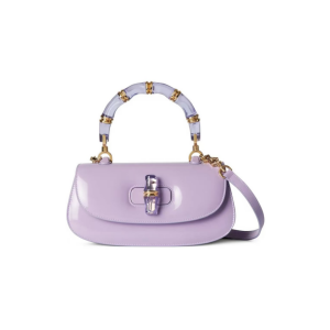 GUCCI 古驰 BAMBOO DIVA 竹制五金件 皮革 单肩斜挎手提包