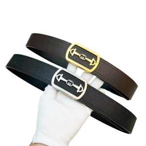 Gucci 古驰 3.8cm 新款平滑扣