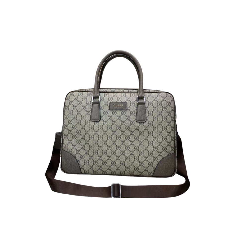 Gucci 古驰  牛皮革 男士手提公文包