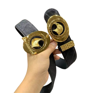 Stefano Ricci 史蒂芬劳.尼治 3.8cm 莫桑比克野生大象皮包金平滑扣