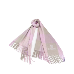 BURBERRY博柏利 羔羊绒 经典格子围巾披肩