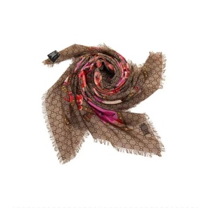 Gucci 古驰  老花系列  羊毛披肩