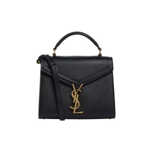 Yves Saint Laurent圣罗兰 Cassandra 粒面压花 牛皮革 单肩斜挎手提包