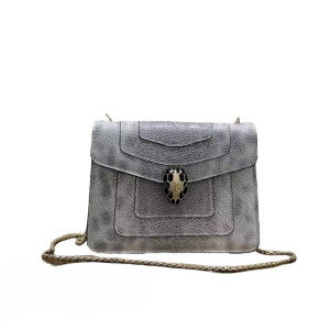 BVLGARI 宝格丽  Serpenti Forever  限量款水蛇皮 单层单肩斜挎包