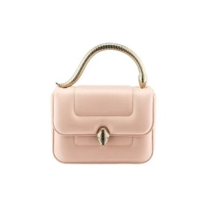 BVLGARI 宝格丽 Mary Katrantzou联名款 小羊皮单肩手提包