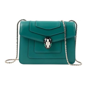 BVLGARI 宝格丽  Serpenti Forever 经典蛇首 小牛皮单肩斜挎包