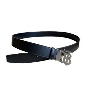 BURBERRY 博柏利 3.5cm 双面两用 小牛皮平滑扣