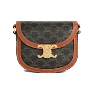 Celine 赛琳 TEEN BESACE TRIOMPHE亮泽牛皮革单肩斜挎包