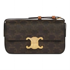 Celine 赛琳 TRIOMPHE老花牛皮革腋下包