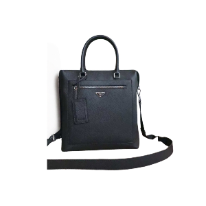 PRADA 普拉达  牛皮 单肩斜挎手提公文包