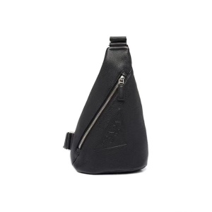 PRADA 普拉达  Cross系列 皮革压花 男士胸包