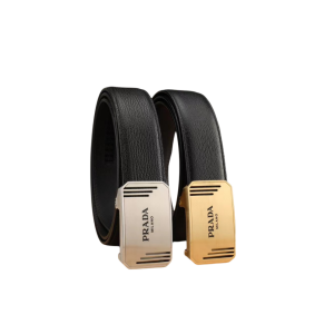 PRADA 普拉达 3.5cm 带身牛皮革 自动扣