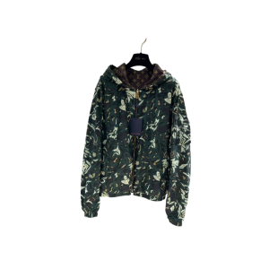 LOUIS VUITT0N 路易威登   25ss新款Nigo 联名款 双面连帽拉链夹克 男女同款