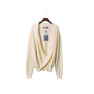 LOUIS VUITT0N 路易威登  字母徽标V领披肩长袖开衫毛衣 男女同款