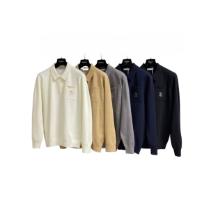 Brunello Cucinelli  长袖针织POLO衫