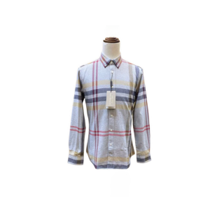 BURBERRY 博柏利  3D全景皇室贵族图案 男士长袖衬衫