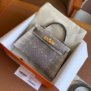 HERMES 爱马仕 Kelly mini二代 蜥蜴皮  订制款