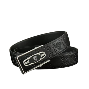 VERSACE 范思哲 3.5cm 小牛皮自动扣