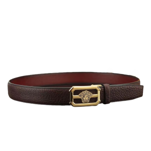 VERSACE 范思哲 3.4cm 野牛皮 自动扣