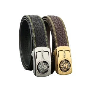 VERSACE 范思哲 3.4cm 新款野牛皮 自动扣