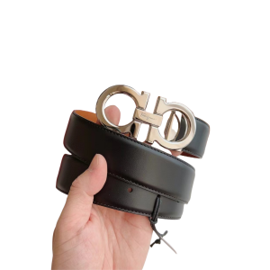 FERRAGAMO 菲拉格慕 3.5cm 平纹平滑扣