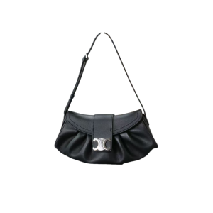 Celine 赛琳  凯旋门磁扣开合 柔软牛皮革 单肩手提包