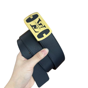 LOUIS VUITT0N 路易威登  4cm 荔枝纹双面平滑扣