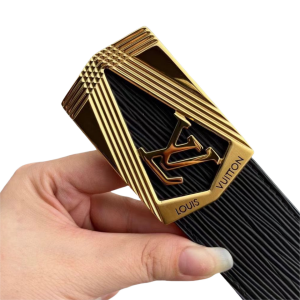 LOUIS VUITT0N 路易威登 40mm 水波纹 双面使用平滑扣