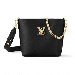 LOUIS VUITT0N 路易威登 Lock and Walk 粒面小牛皮 水桶包