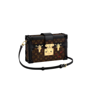 LOUIS VUITT0N  PETITE MALLE 单肩斜挎手提包 硬方盒子包