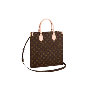 LOUIS VUITT0N 路易威登 Sac plat PM 经典老花 单肩斜挎手提琴谱包