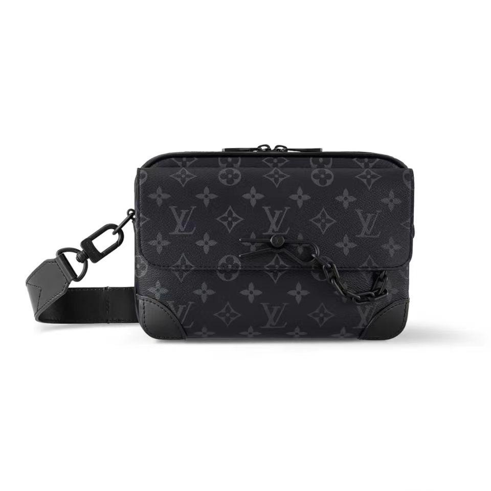 LOUIS VUITT0N 路易威登 Steamer 经典元素印花 邮差包