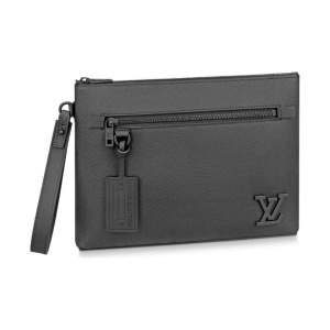 LOUIS VUITT0N 路易威登 Aerogram小牛皮手拿包  男女同款