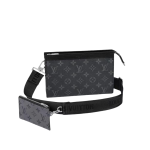 LOUIS VUITT0N 路易威登 Gaston老花满印 钱包单肩斜挎手拿包