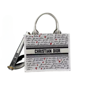 DIOR 迪奥  小红心刺绣 Tote最新限定系列 单肩斜挎手提包