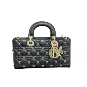 DIOR 迪奥  Lady D-Joy 新款蝴蝶钉 单肩斜挎手提包