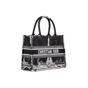 DIOR 迪奥  Tote最新巴黎铁塔系列 购物手提袋