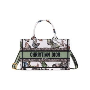 DIOR 迪奥  BookTote 刺绣 购物斜挎手提包