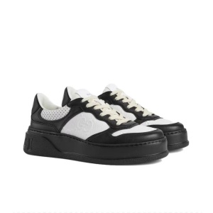 Gucci 古驰  Chunky B 皮革  时尚情侣款板鞋