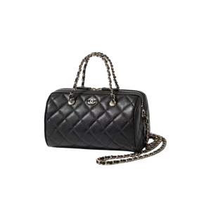 CHANEL 香奈儿  荔枝皮mini保龄球包 单肩手提斜挎包