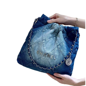 CHANEL 香奈儿 23S春夏系列 牛仔情侣款单肩手提购物袋
