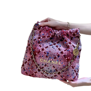 CHANEL 香奈儿  22K 秋冬款毛呢垃圾袋