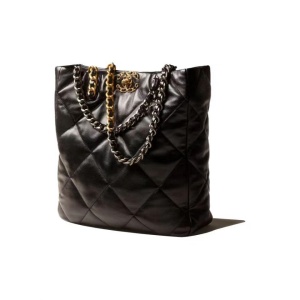 CHANEL 香奈儿 19 Shopping Bag链条小羊皮托特包