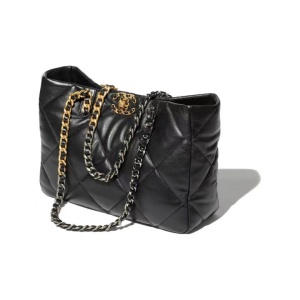 CHANEL 香奈儿  光面小羊皮托特Tote包