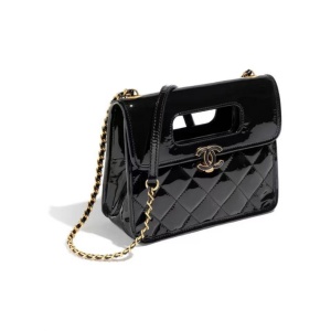 CHANEL 香奈儿 23S漆皮 信封包