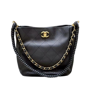 CHANEL 香奈儿 23A 手工坊系列 小牛皮嬉皮包